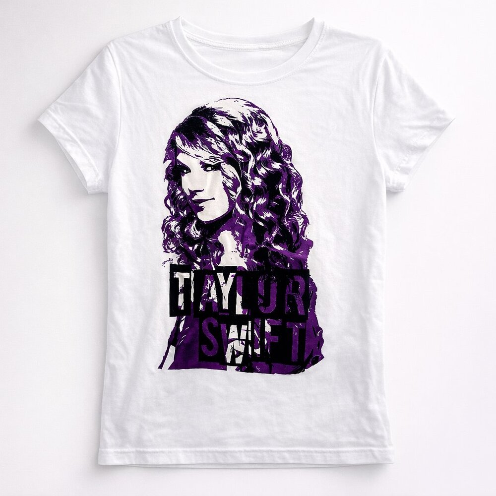 Taylor Swift Vintage Tee Y2K Aesthetic White Shirt